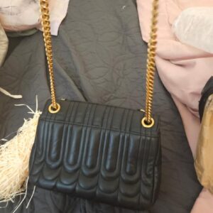 Michael Kors Rose Quilted Black Leather Crossbody Bag - Image 3