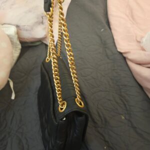 Michael Kors Rose Quilted Black Leather Crossbody Bag - Image 5