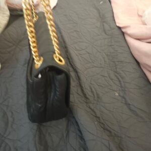 Michael Kors Rose Quilted Black Leather Crossbody Bag - Image 6