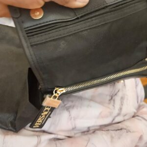 Versace Fragrances Black Crossbody/Messenger Bag (Promotional) - Image 3