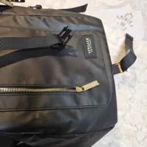 Versace Parfums Black Nylon Backpack (Promotional Line) - Image 4