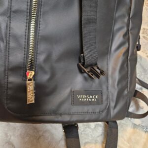 Versace Parfums Black Nylon Backpack (Promotional Line) - Image 6